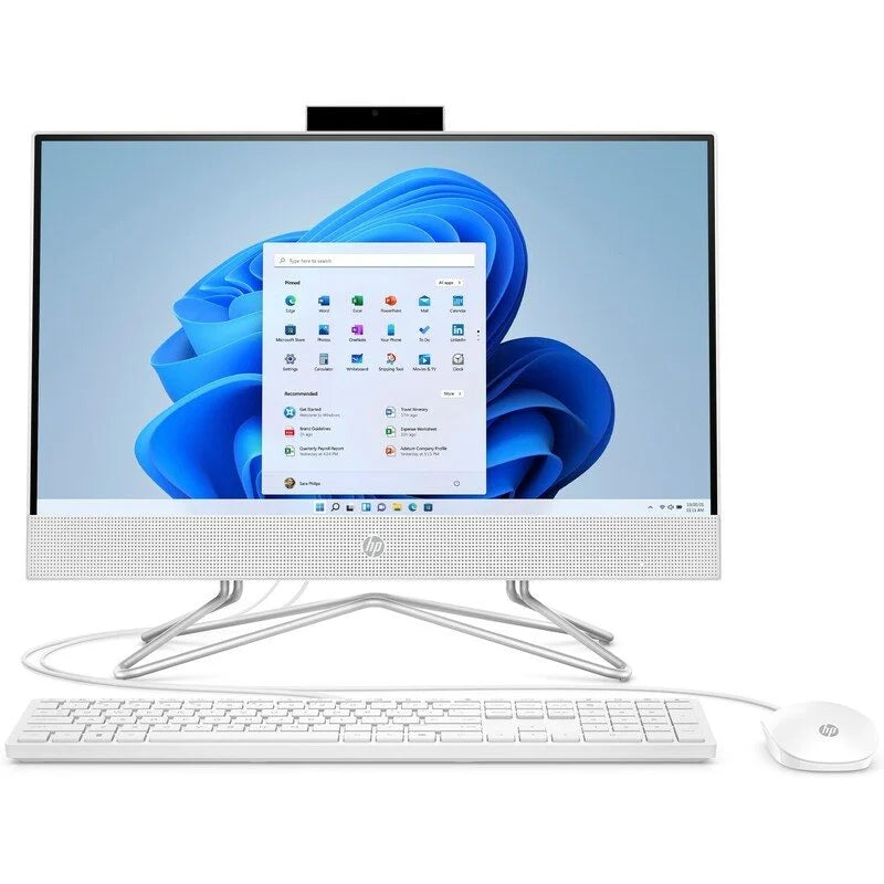 HP AIO 24-CB1445NH Intel® Core™ i3-1215U 8GB DDR4 512GB SSD 23.8" DOS Starry White